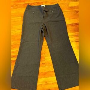 Dress pants / trousers.  Dark gray.  Loft size 10P.